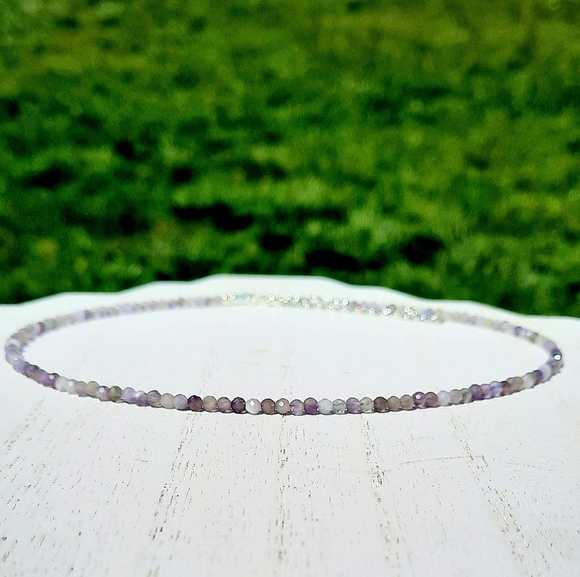 Hand Crafted Jewelry - Dream Amethyst Choker Necklace